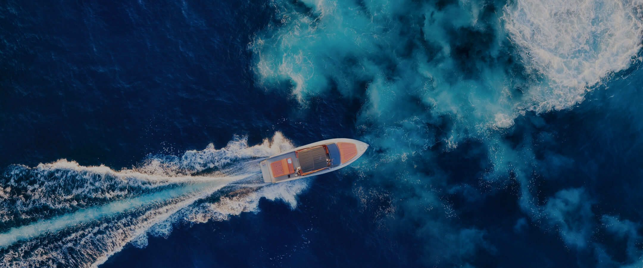 Yacht on the ocean